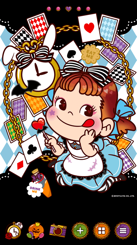 Halloween Wonderland きせかえタッチ詳細ページ ペコちゃん Cmn Detail Ktouch Set V02