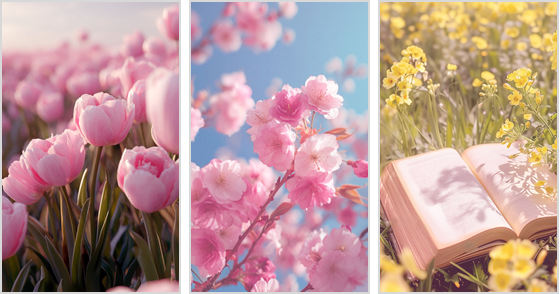 Spring Floral Tapestry